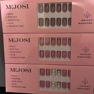 Pink Instant Manicure Set